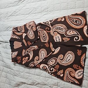 D & Co. Paisley Cardigan Size Medium